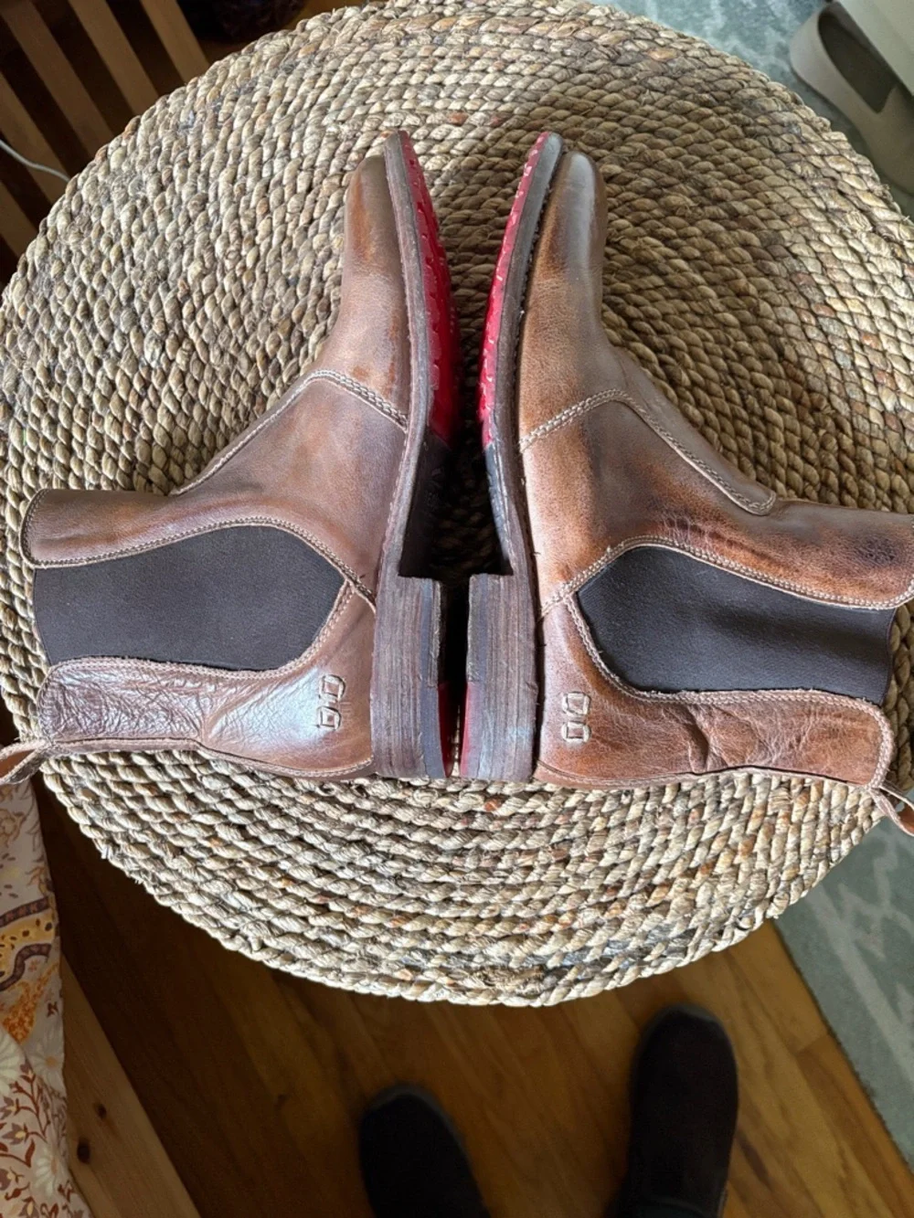 Bed Stu Nandi Chelsea Rustic Leather Boots 9